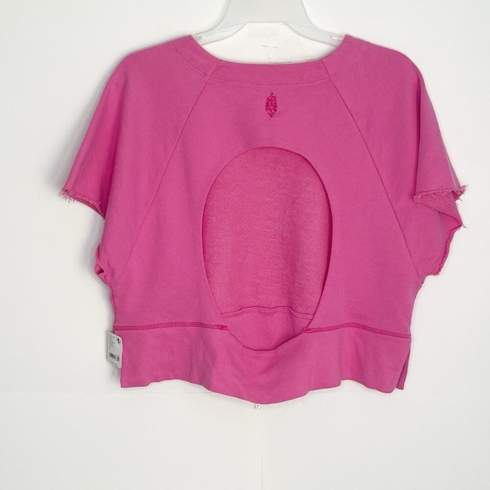 Free People Movement Womens Meditate Cut Out T Shirt Size Large - Picture 10 of 12